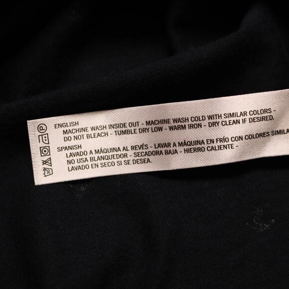 Denim & Flower Navy Anchor Print Short Sleeve Crewneck T-Shirt Cotton Size S - Picture 7 of 8